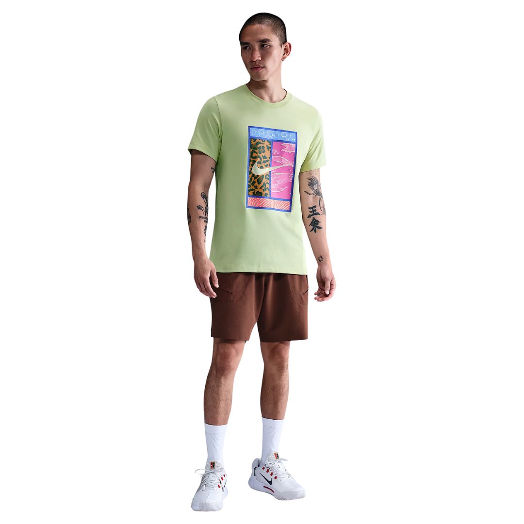 Nike Court Dri-FIT T-Shirt Olive Aura